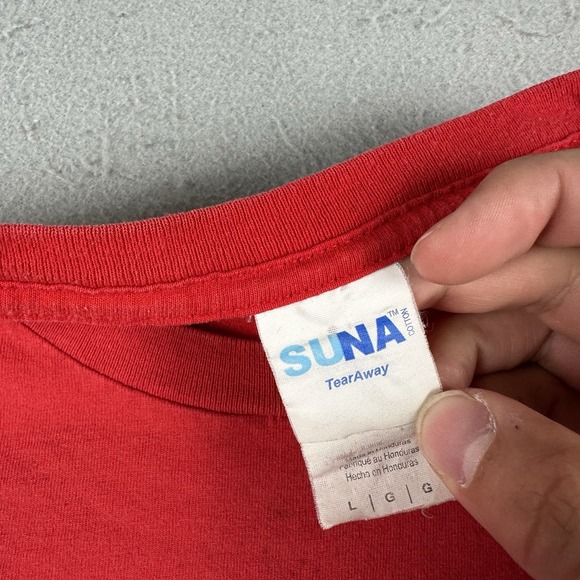 Vtg Y2K Martin Luther King Jr. T Shirt Men's Large Red Obama Black History Pride - Picture 4 of 16